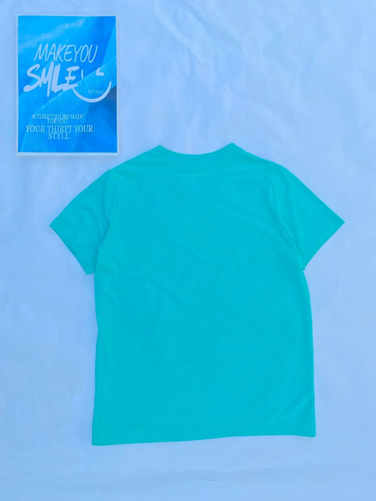Nike Turquoise V-Neck T-Shirt