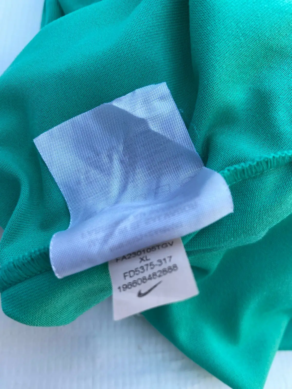 Nike Turquoise V-Neck T-Shirt