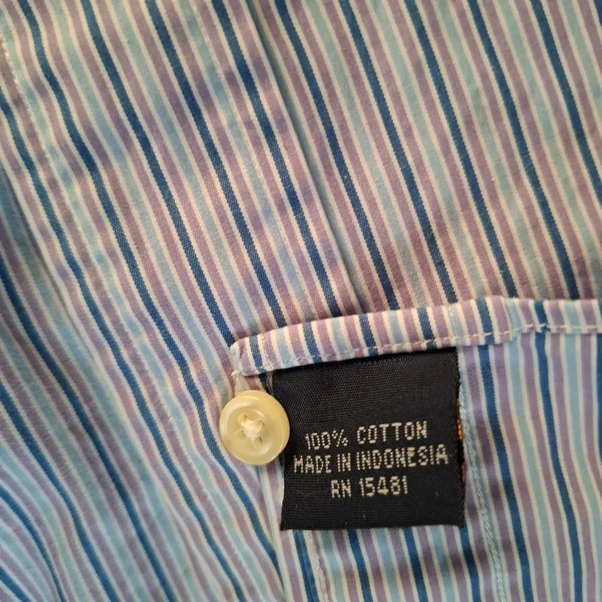 Tommy Hilfiger Men's Striped Button-Down Shirt (Size M) - Like New