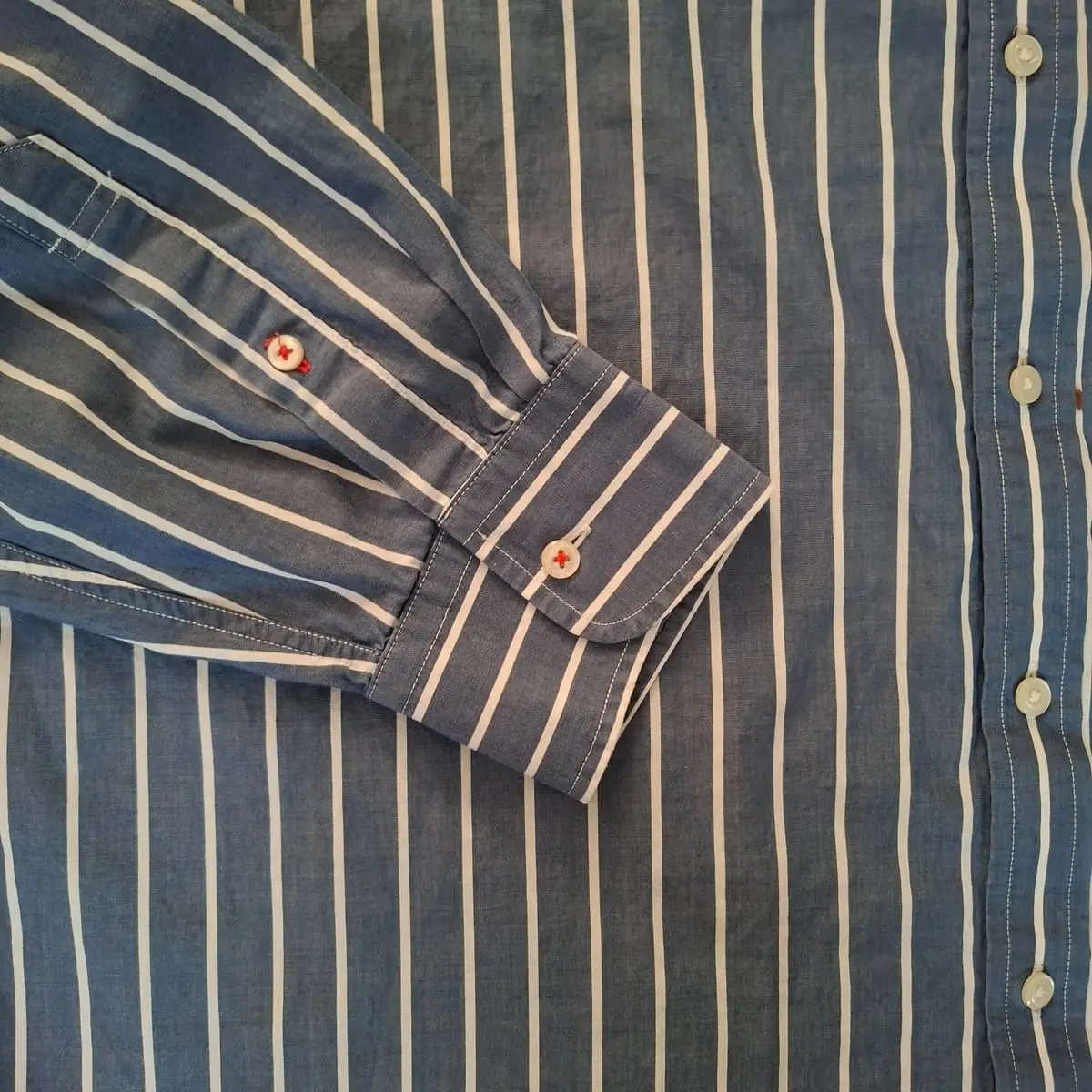 Tommy Hilfiger Striped Button-Down Shirt (Custom Fit) - XXL