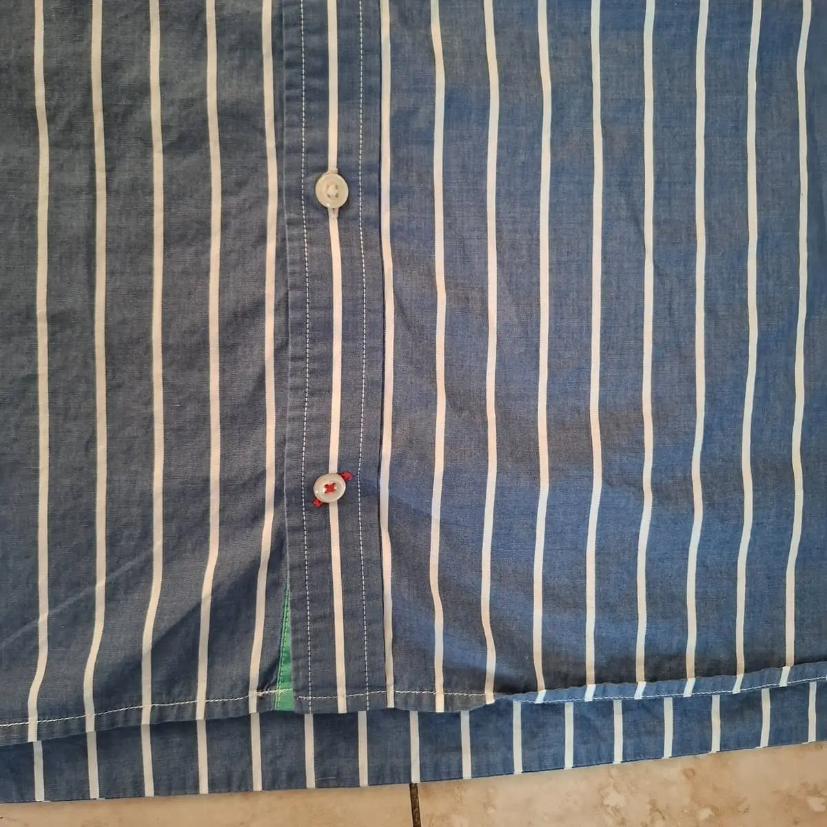 Tommy Hilfiger Striped Button-Down Shirt (Custom Fit) - XXL