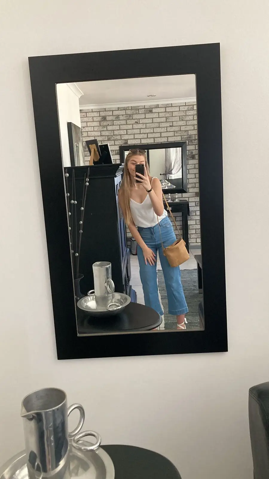 White Cami Tank Top