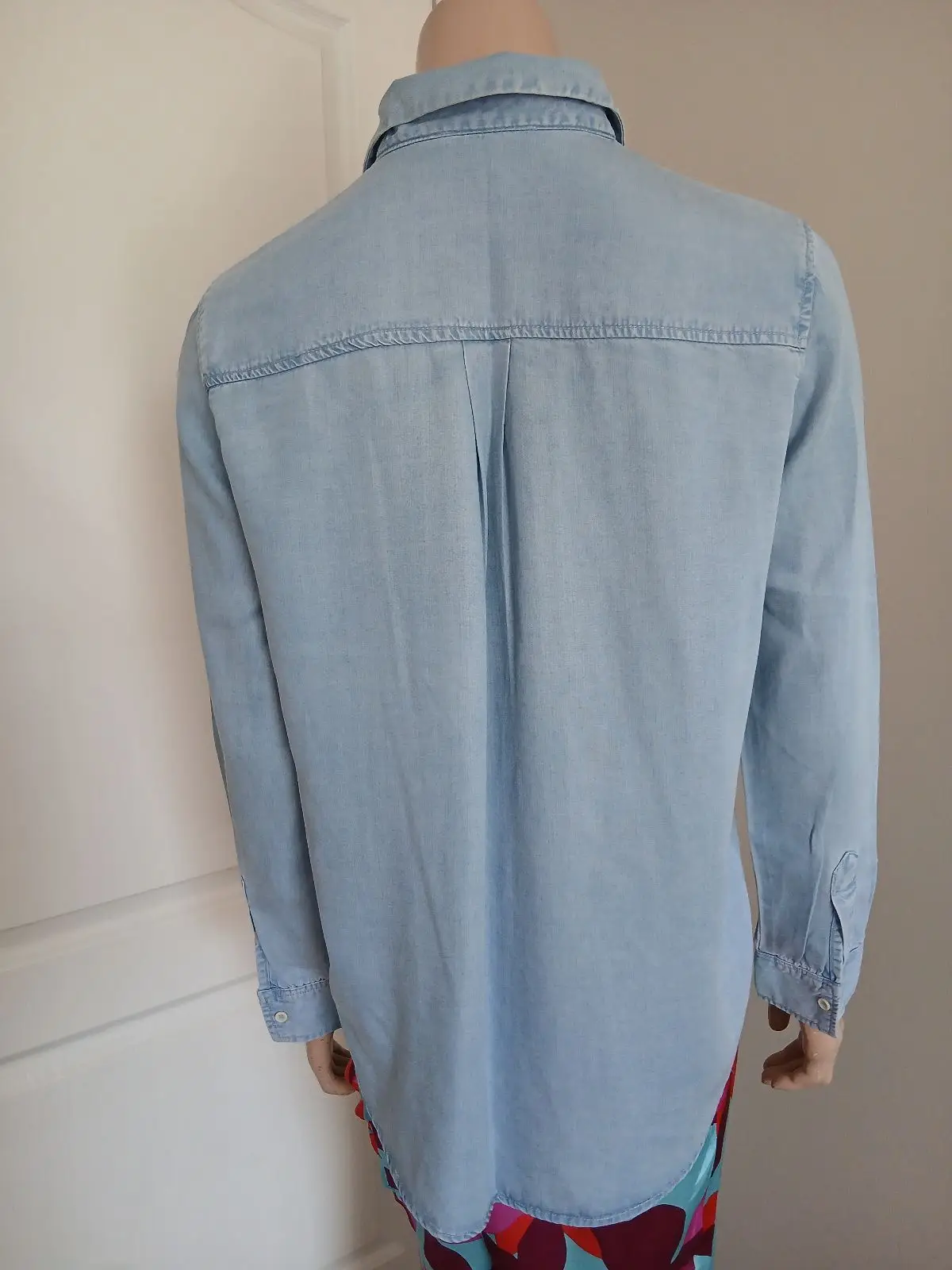Mango Light Blue Denim Shirt