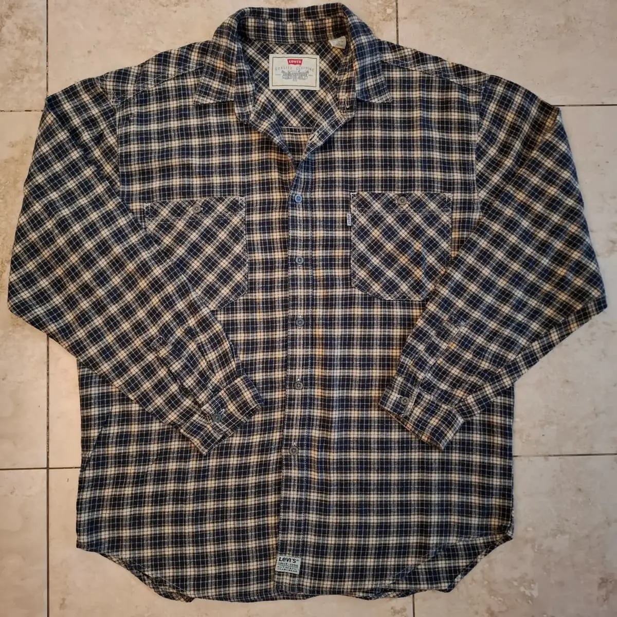 Levi's Vintage Levi's Plaid Flannel Shirt - Size L (Made in Russia)