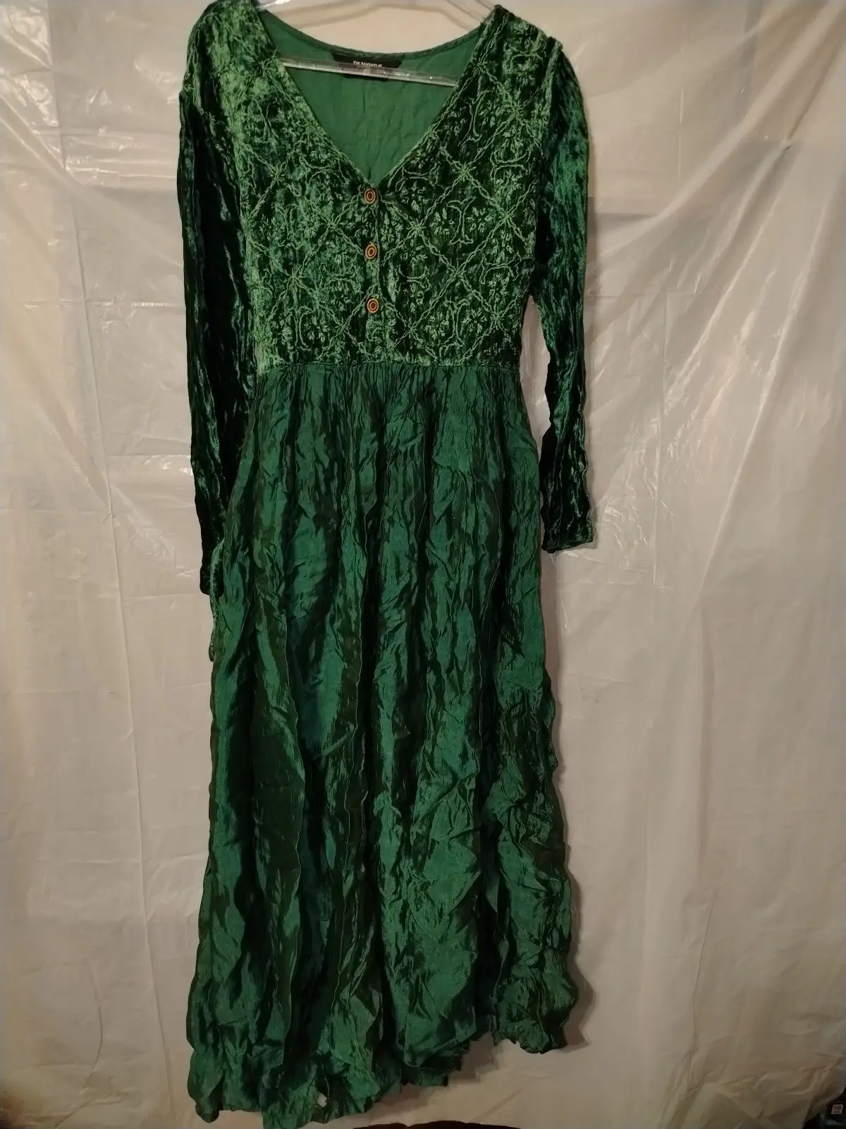 Truworths Emerald Velvet Maxi Dress
