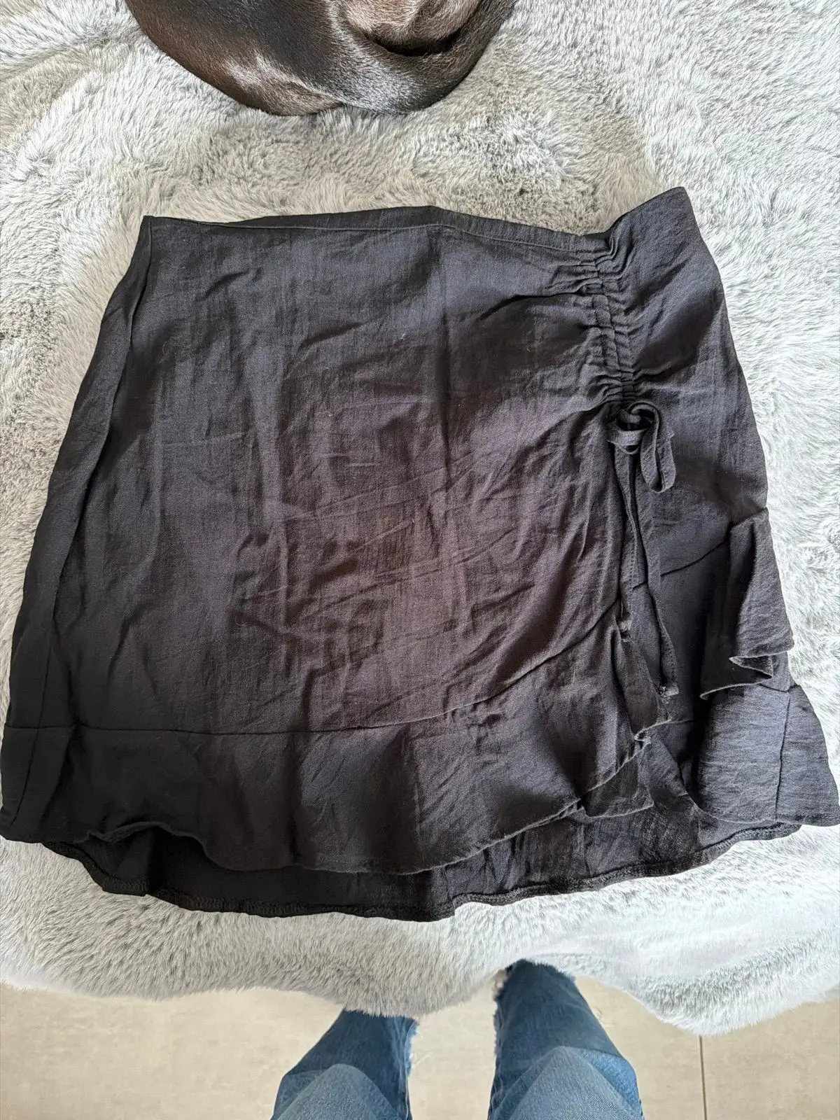 Foschini Black Ruffle Mini Skirt