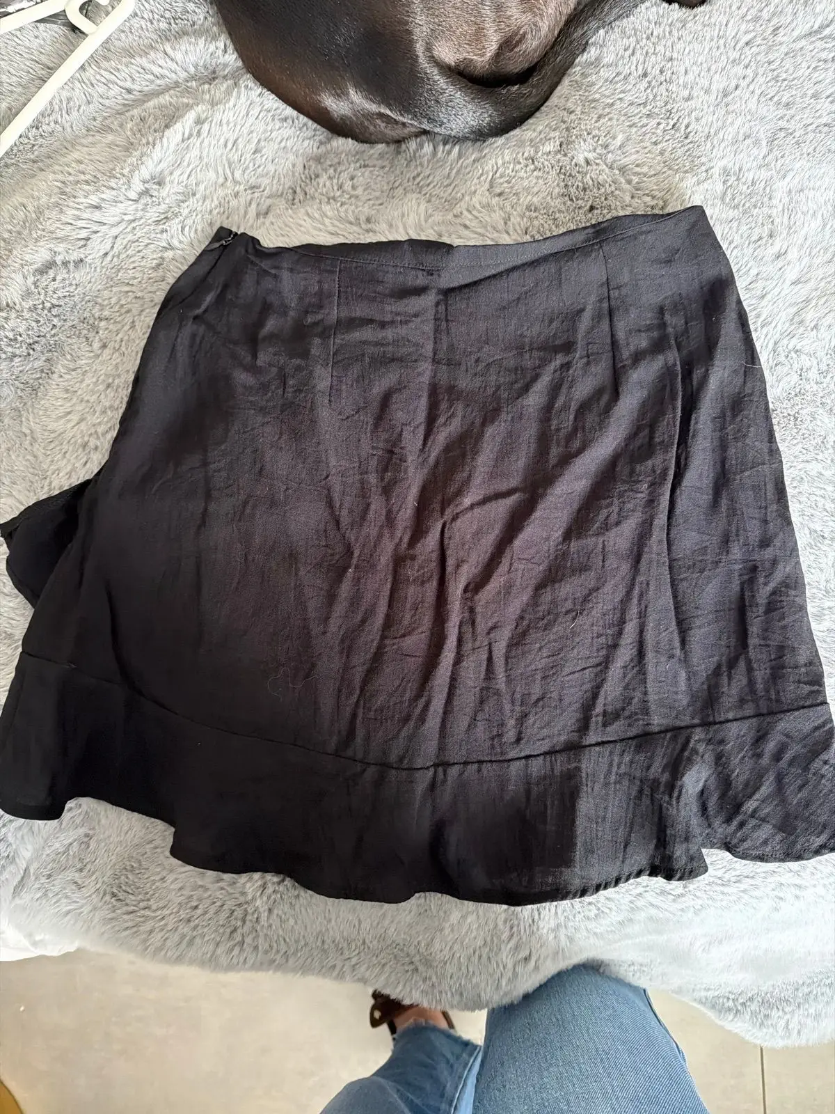 Foschini Black Ruffle Mini Skirt