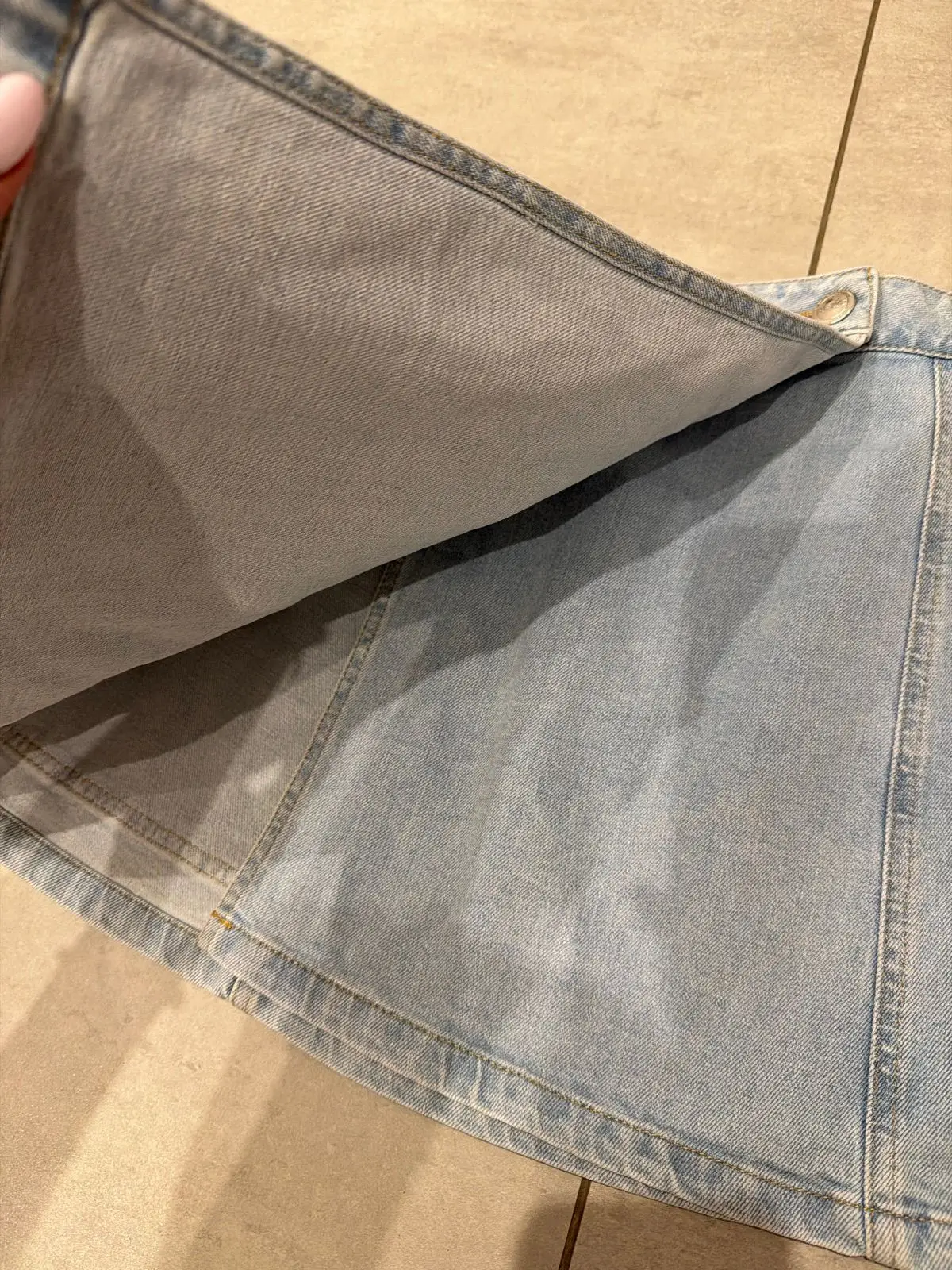 Foschini Light Wash Denim Skirt Size 8