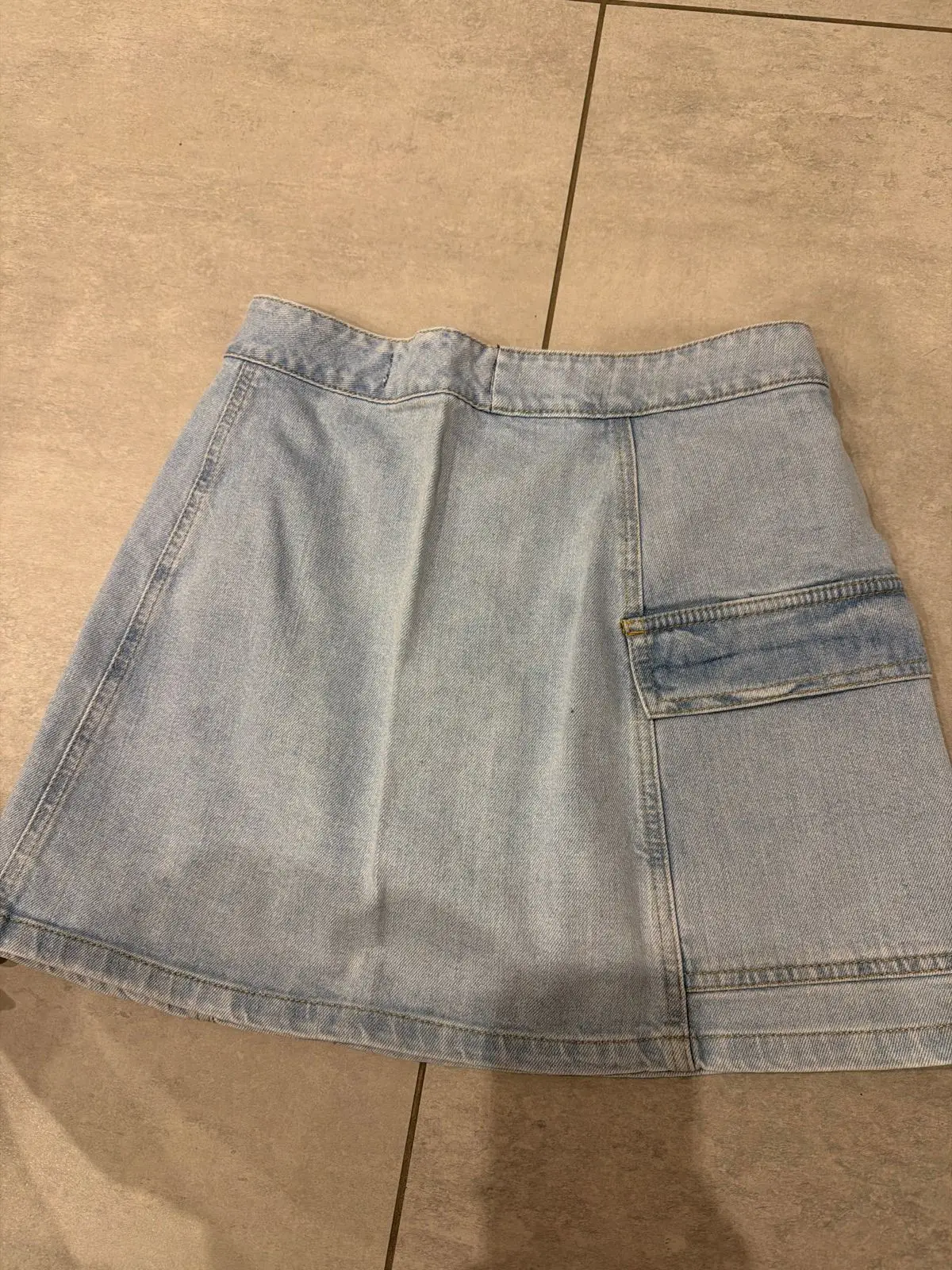 Foschini Light Wash Denim Skirt Size 8