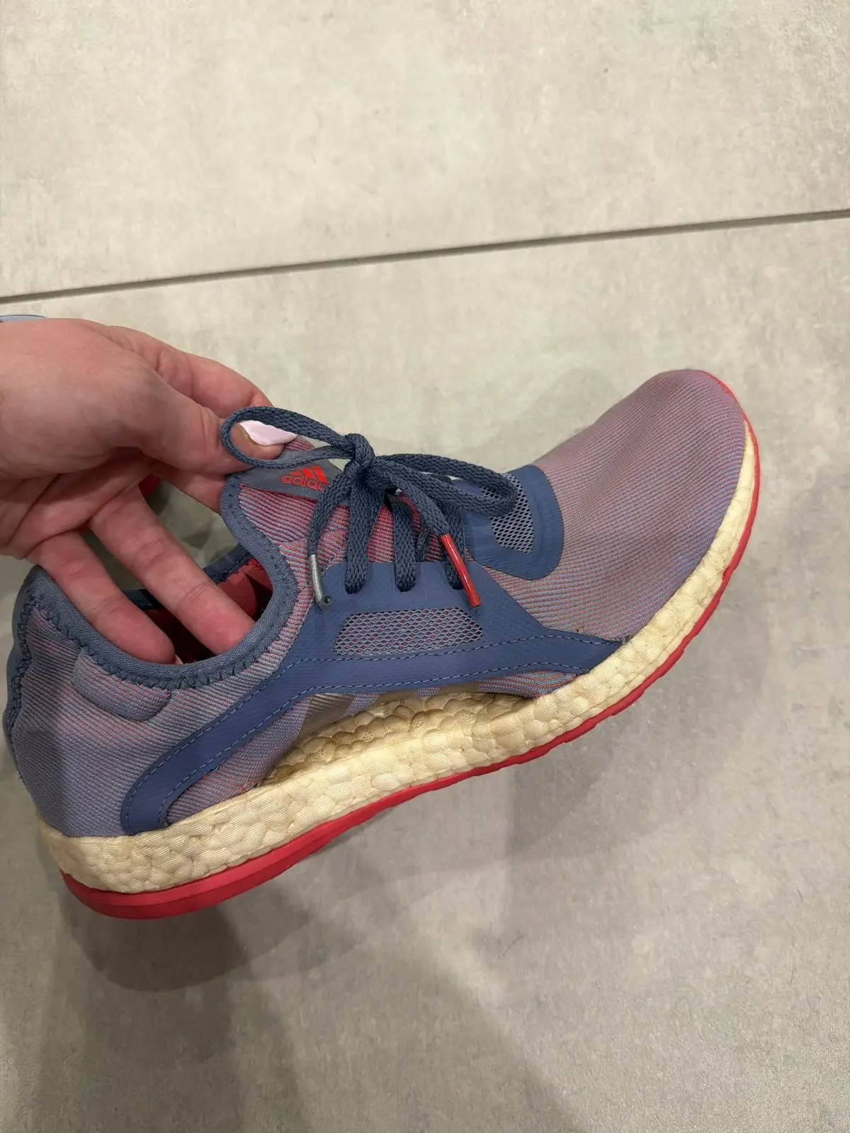 Adidas Boost Sneakers Purple and Red