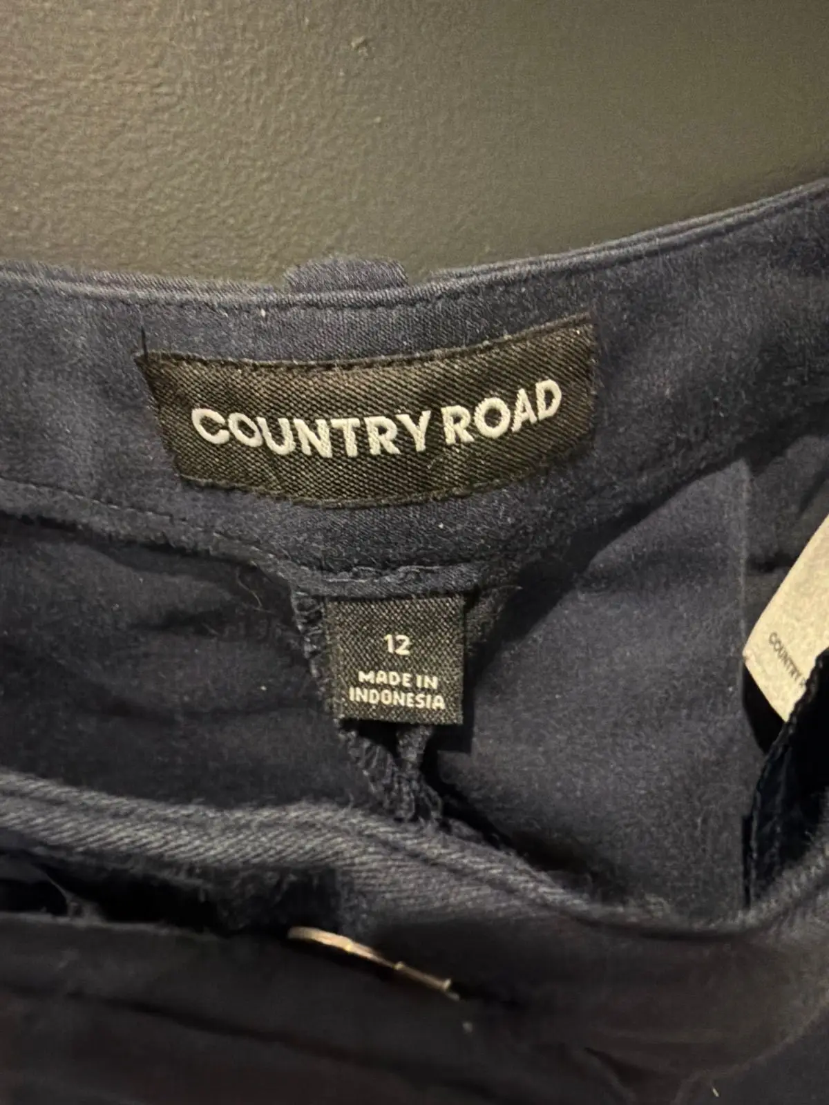 Country Road Navy Trousers Size 12