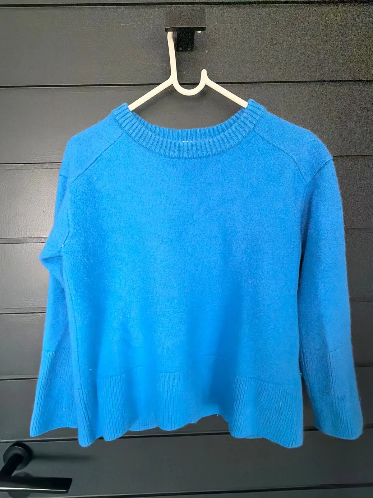 Witchery Blue Knit Sweater Medium