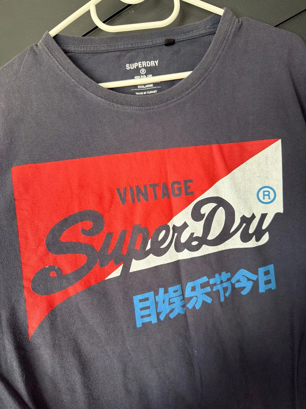 Superdry Vintage Graphic T-Shirt Grey