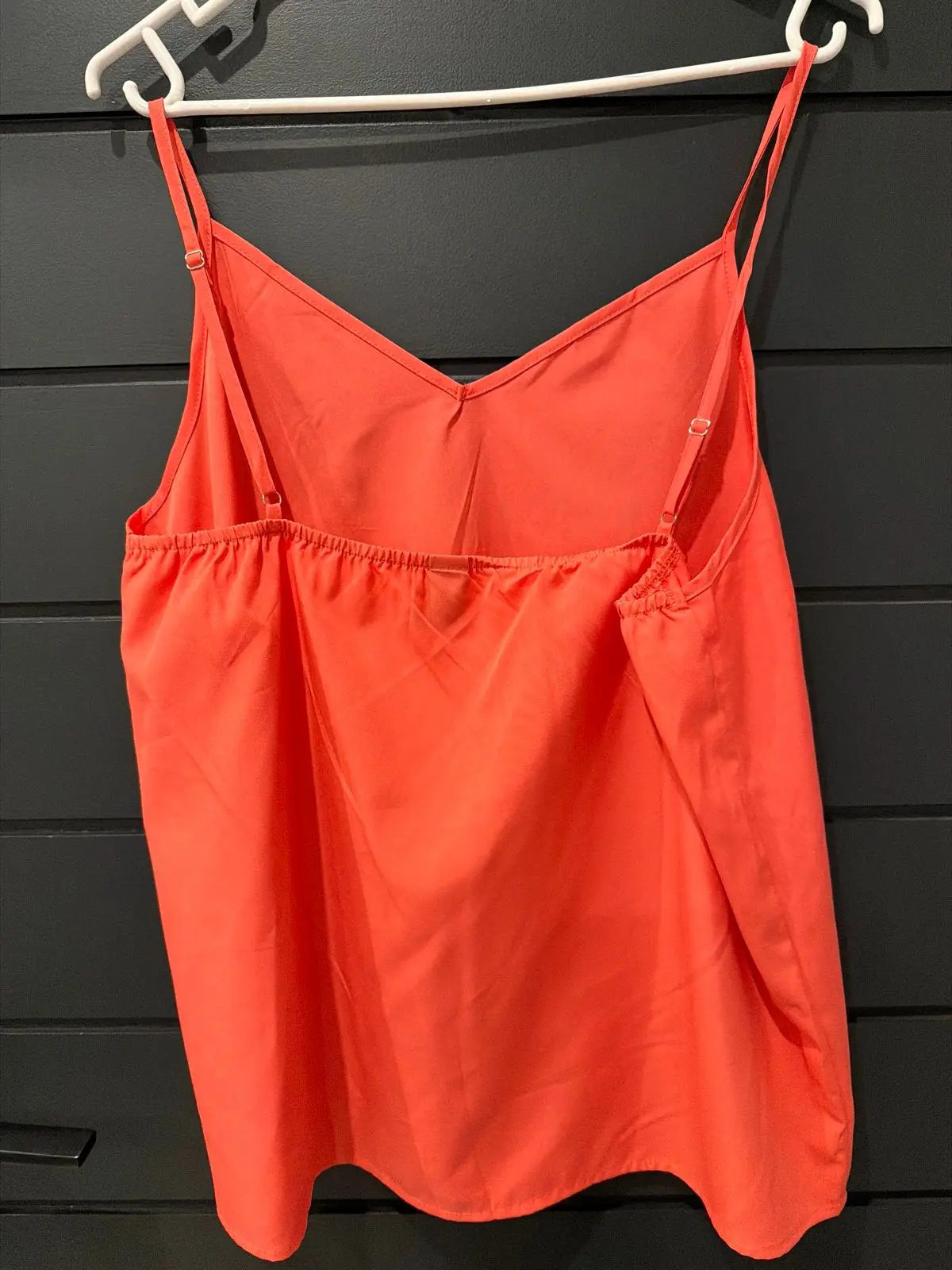 Shein Orange V-Neck Camisole Top