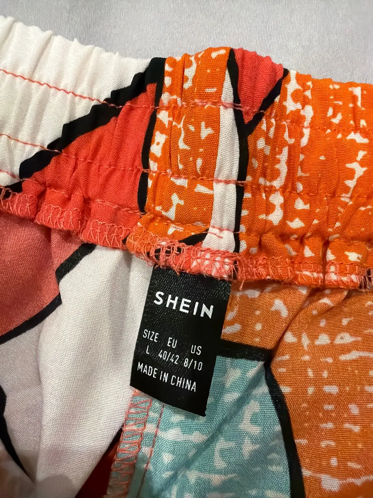 Shein Orange V-Neck Camisole Top