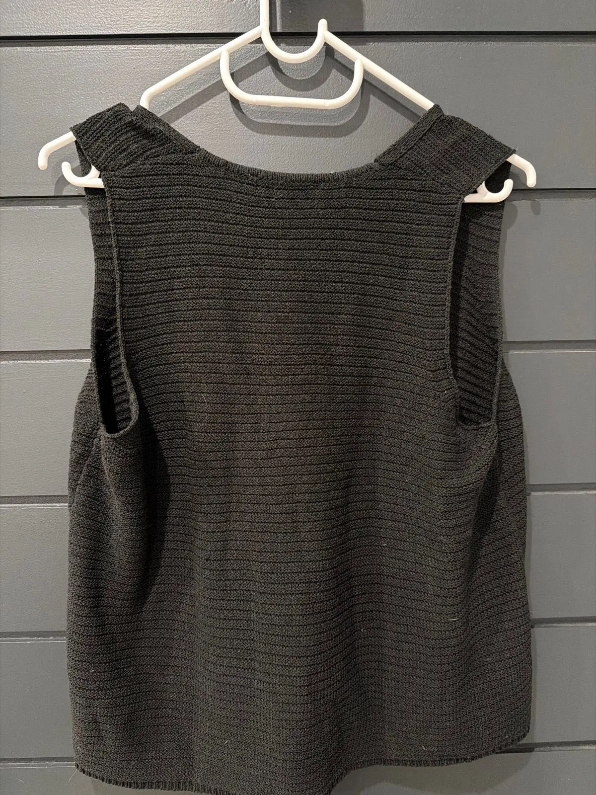 Shein Black Knitted Two-Piece Set