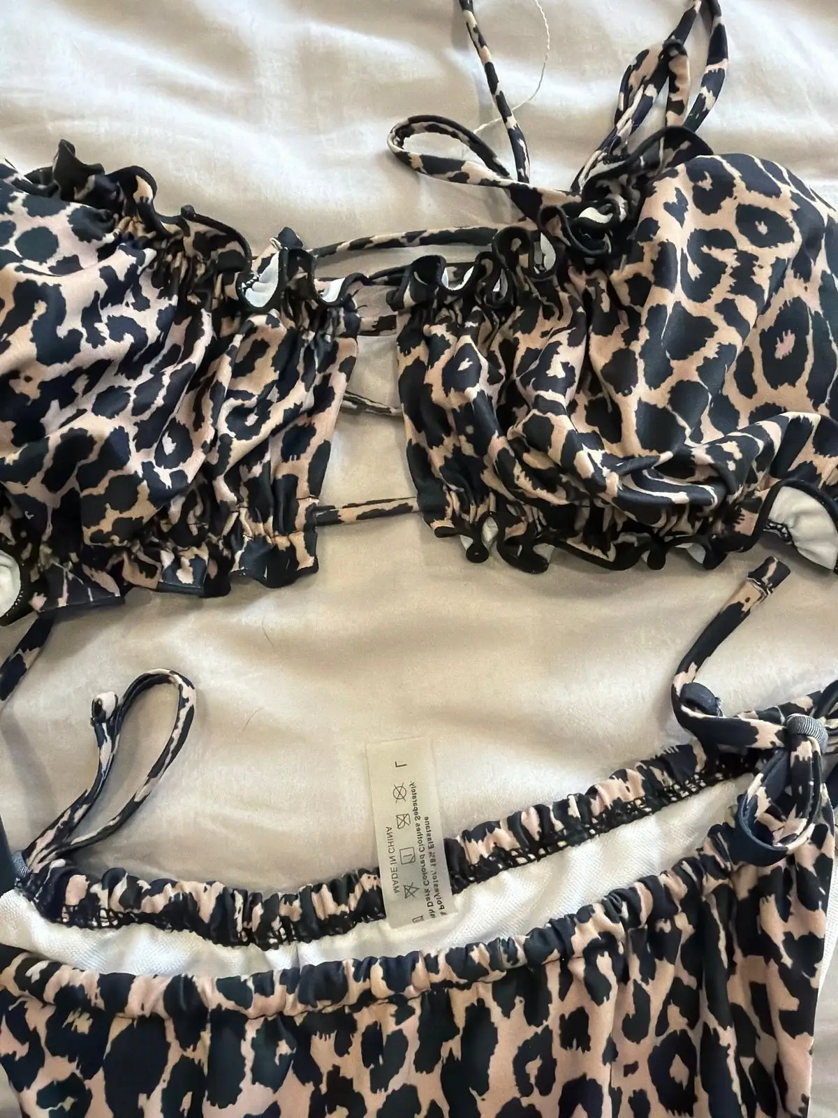 Shein Leopard Print Bikini Set