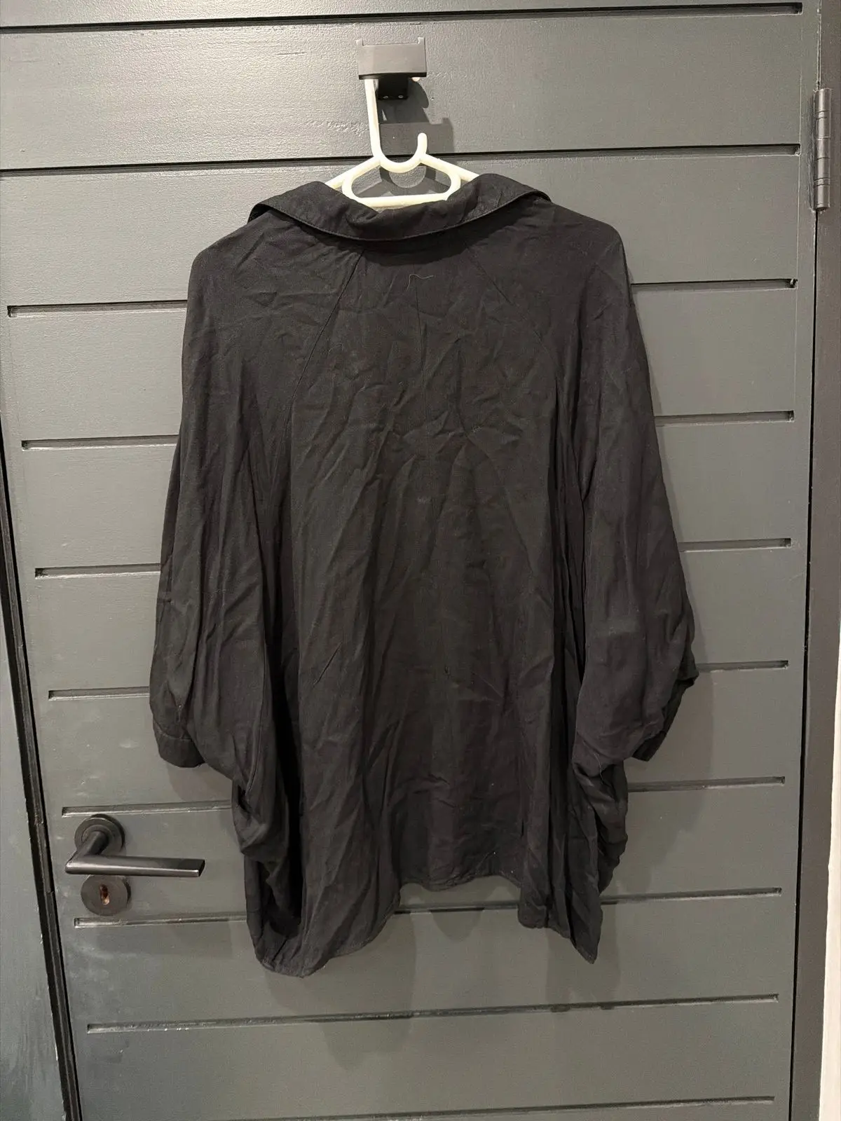 MUZE Black Button-Down Shirt