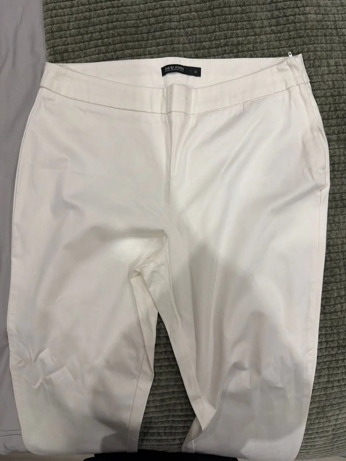 David Jones White Pants Size 14