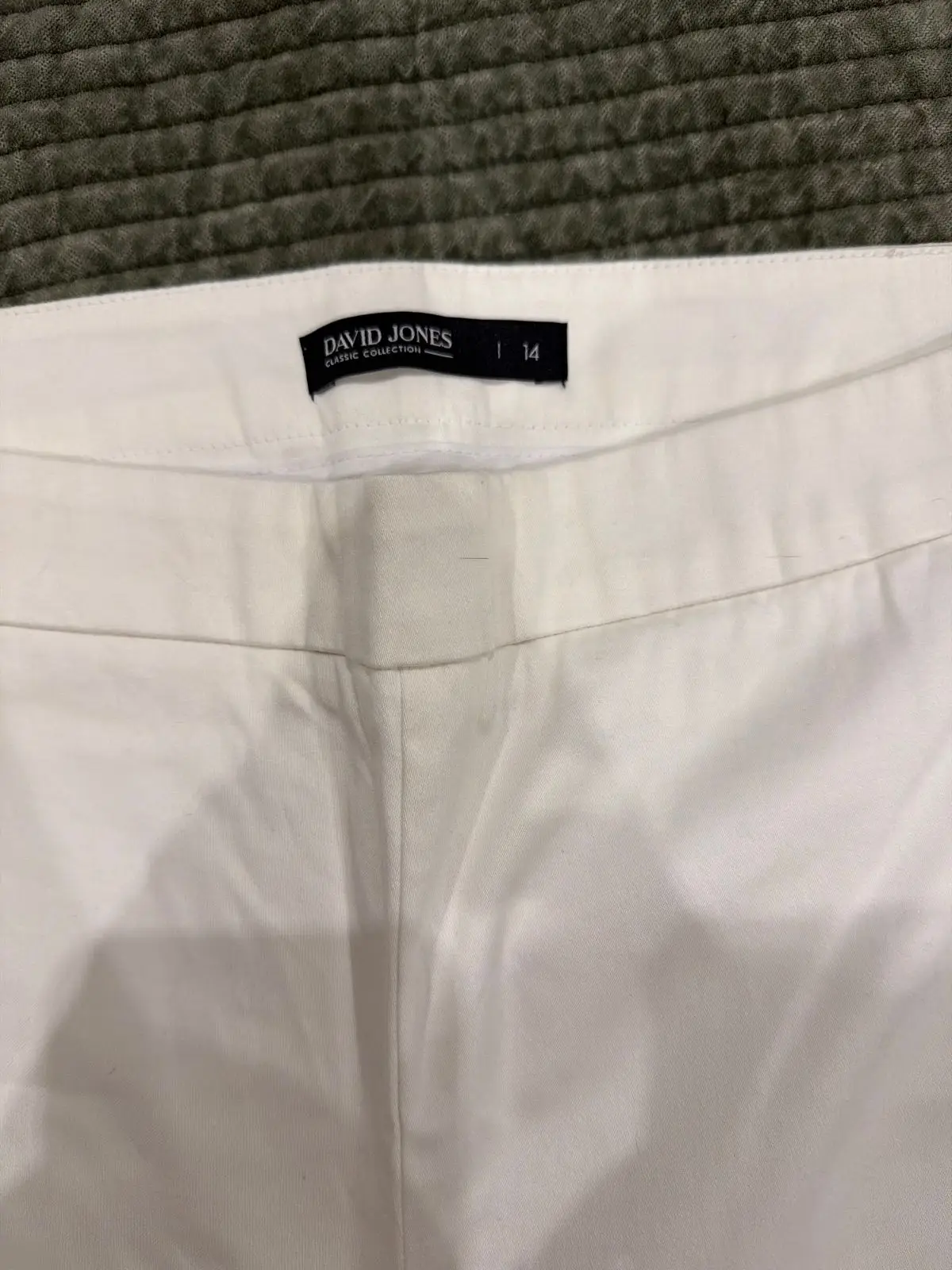 David Jones White Pants Size 14