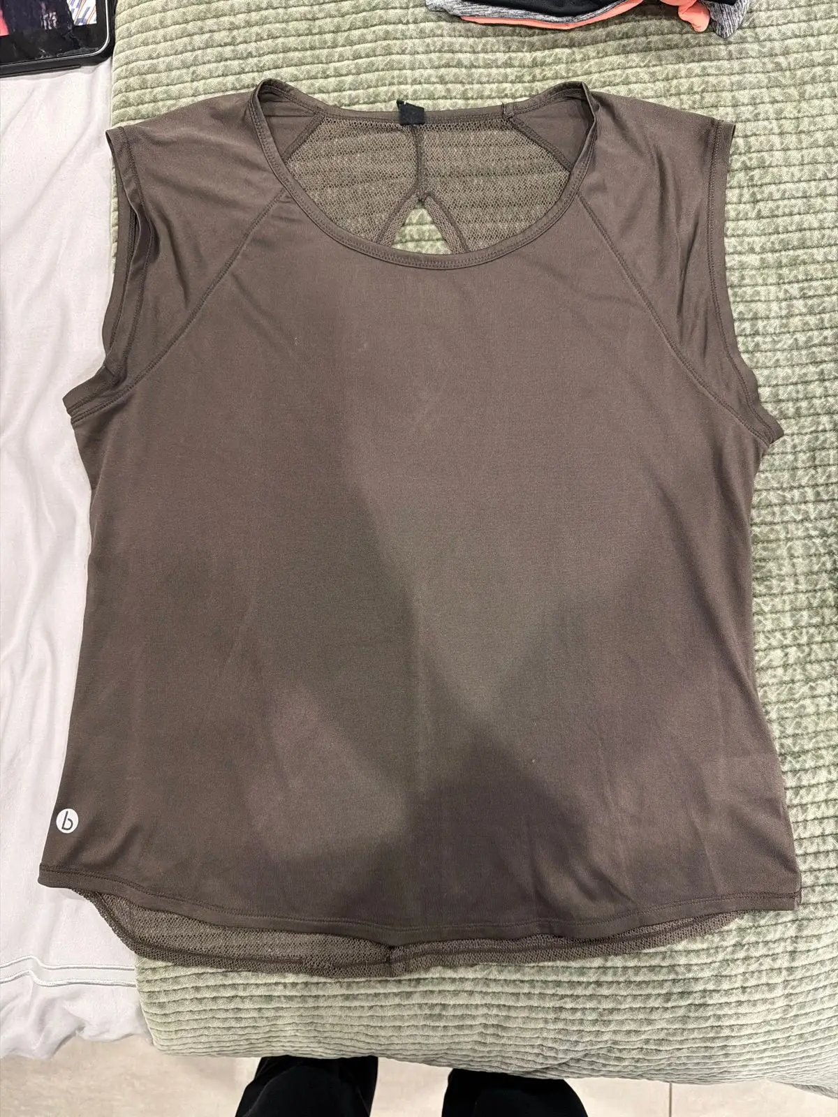 Cotton On Activewear Tank Top Brown