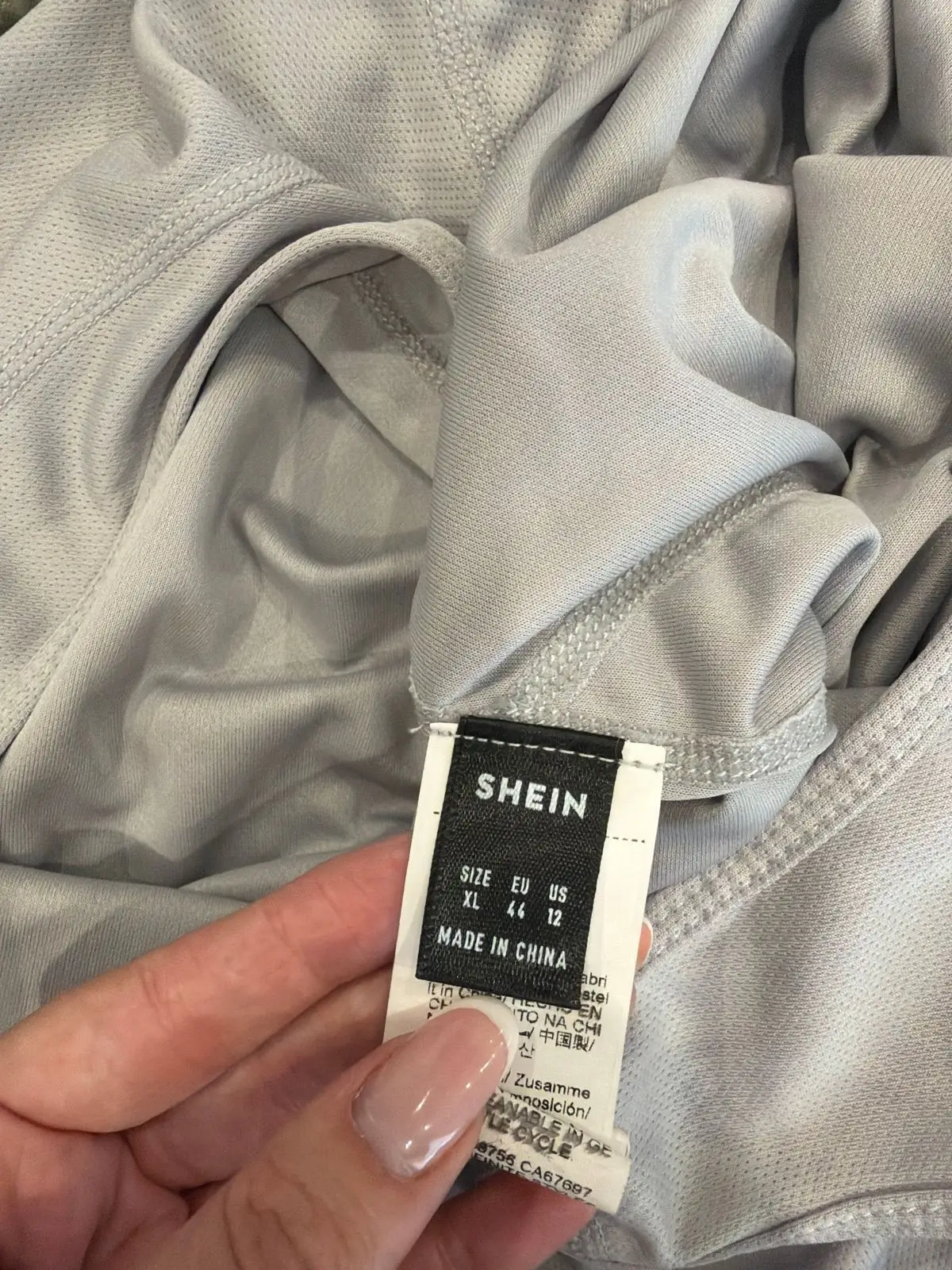 Shein Grey Athletic Tank Top