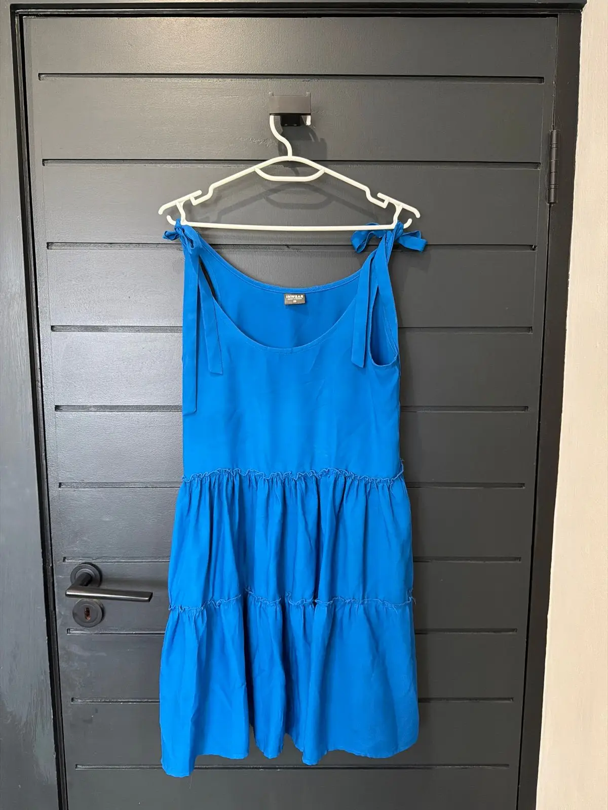 Truworths InWear Blue Tiered Sleeveless Dress