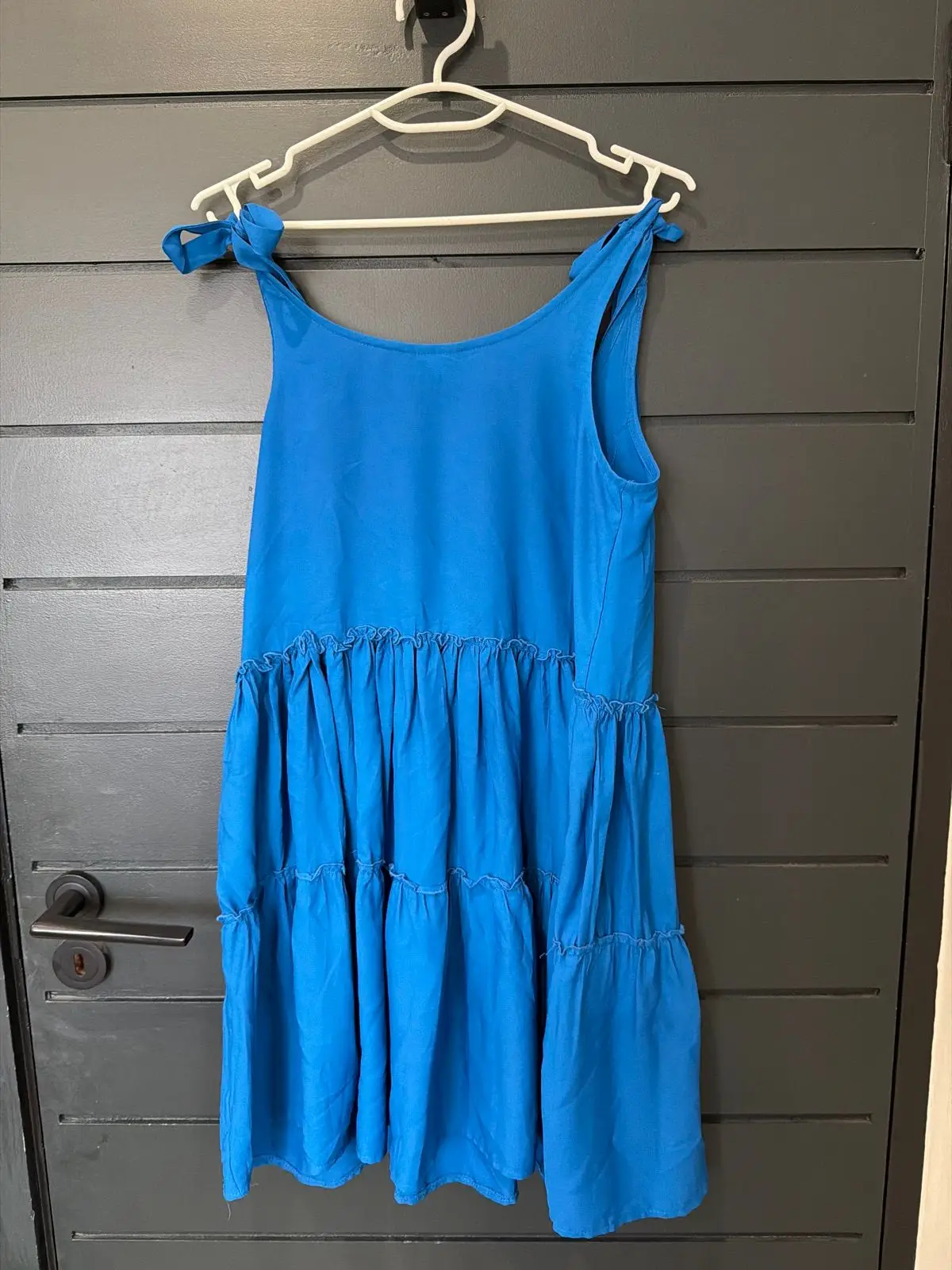 InWear Blue Tiered Sleeveless Dress