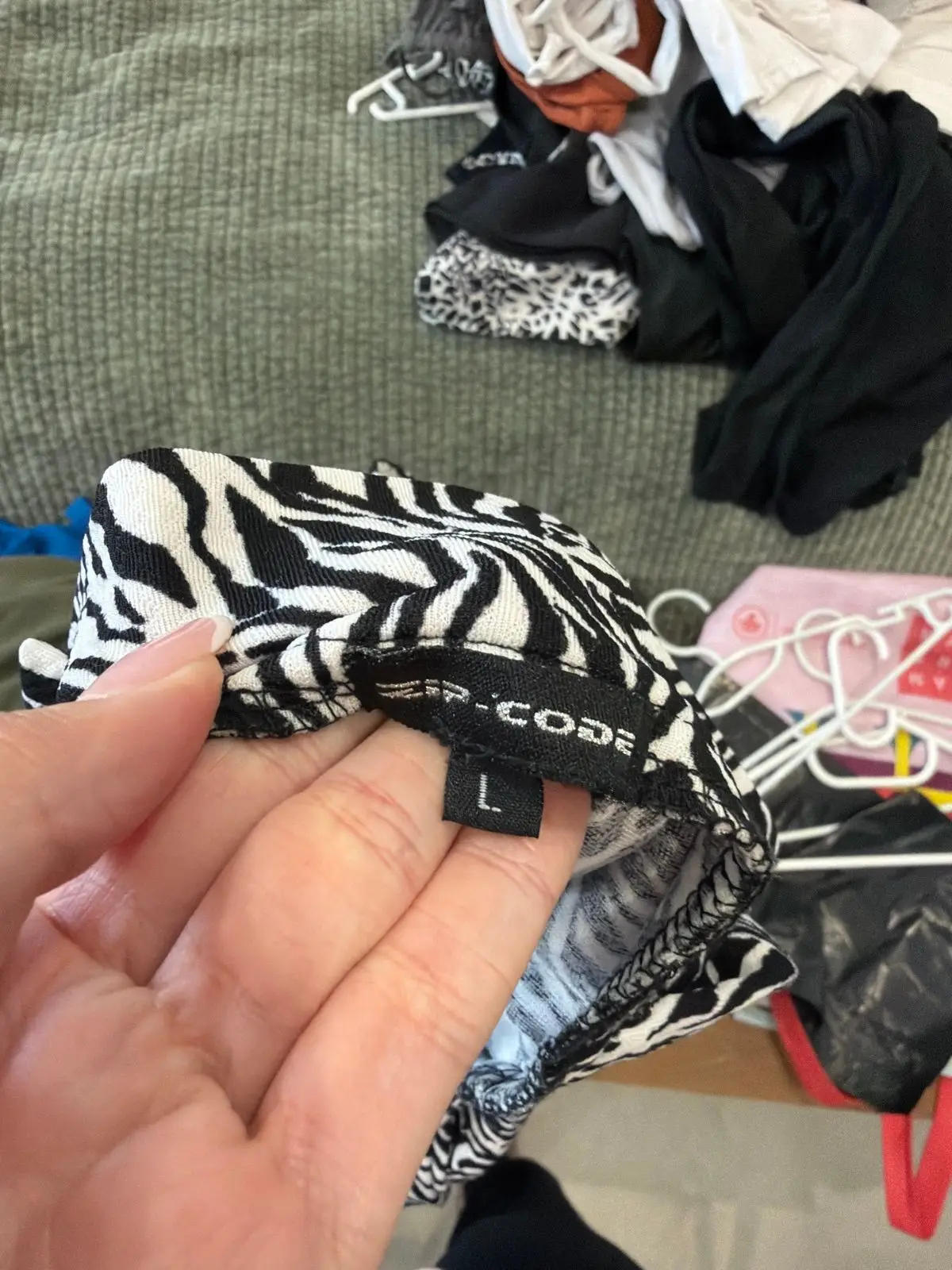 ZipCode Zebra Print Pants