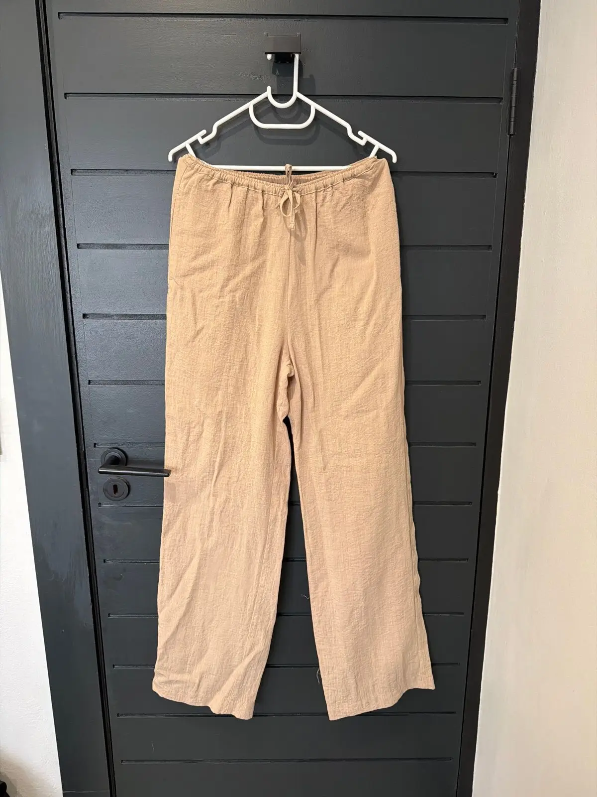 Foschini Beige Drawstring Linen Pants