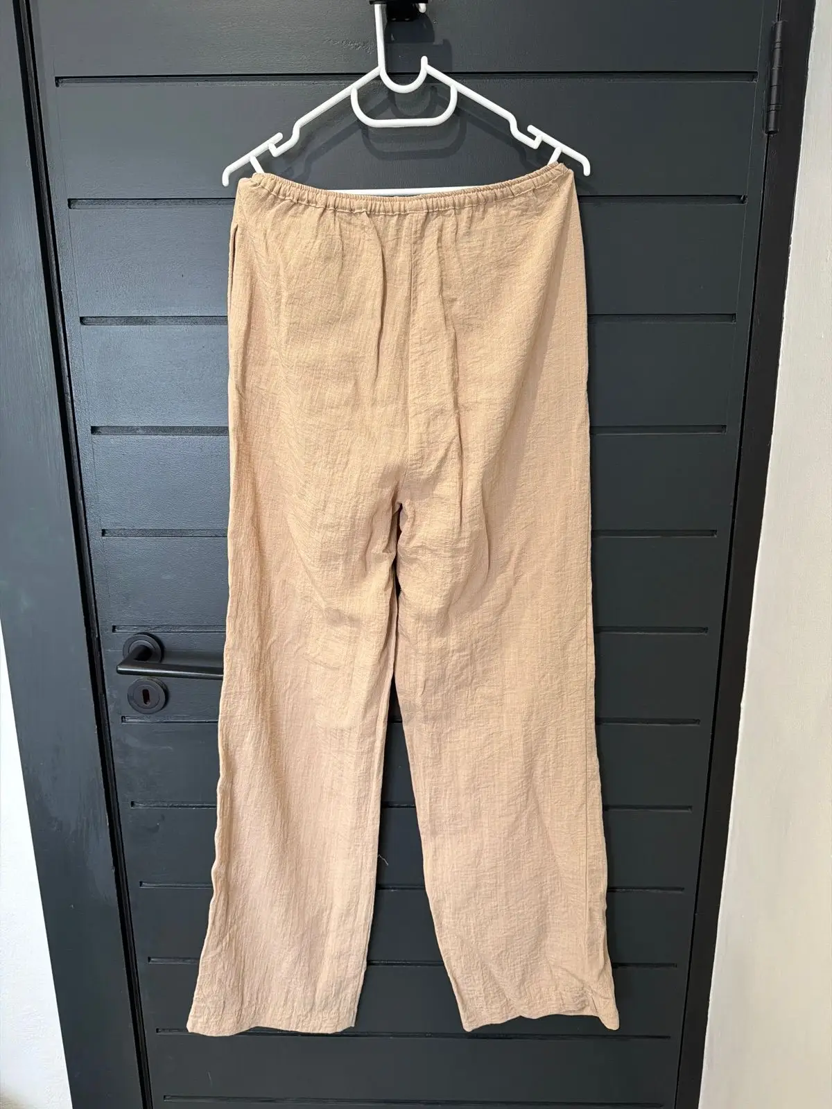 Foschini Beige Drawstring Linen Pants