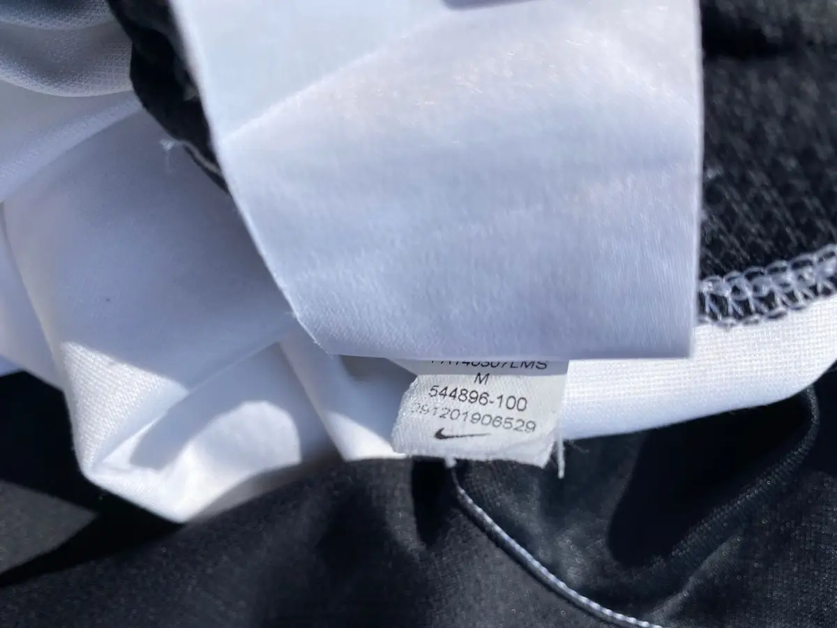 Nike Dri-FIT Athletic T-Shirt White Black