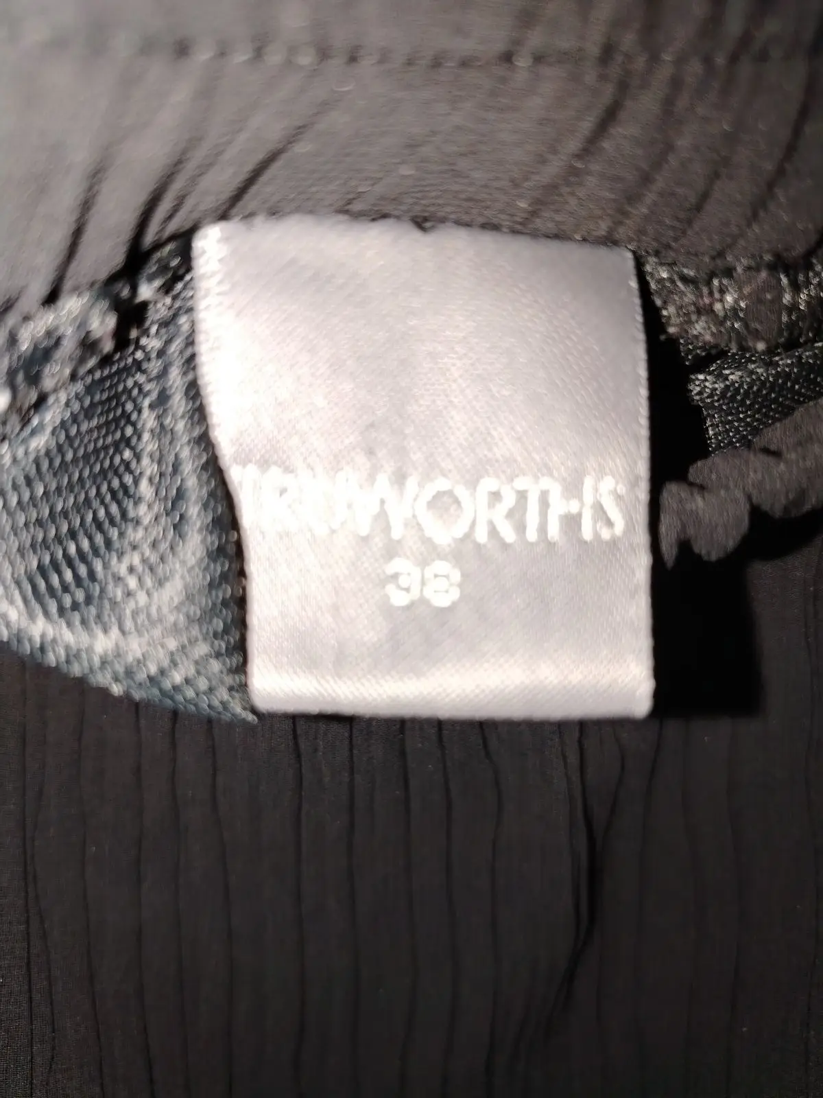Truworths Black Pleated Skirt Size 38