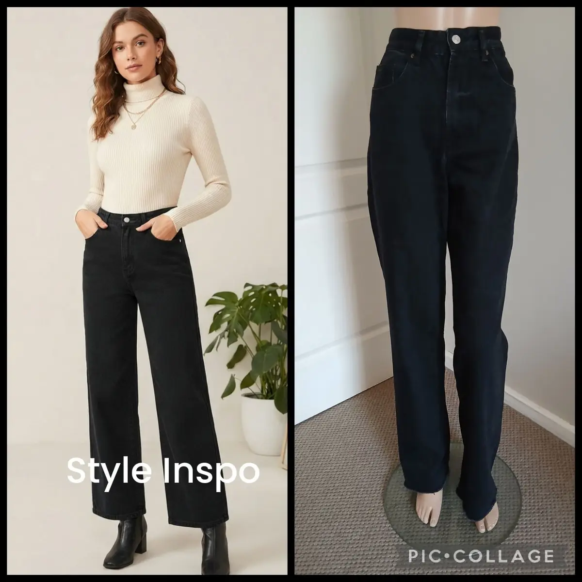 H&M Black Denim Jeans