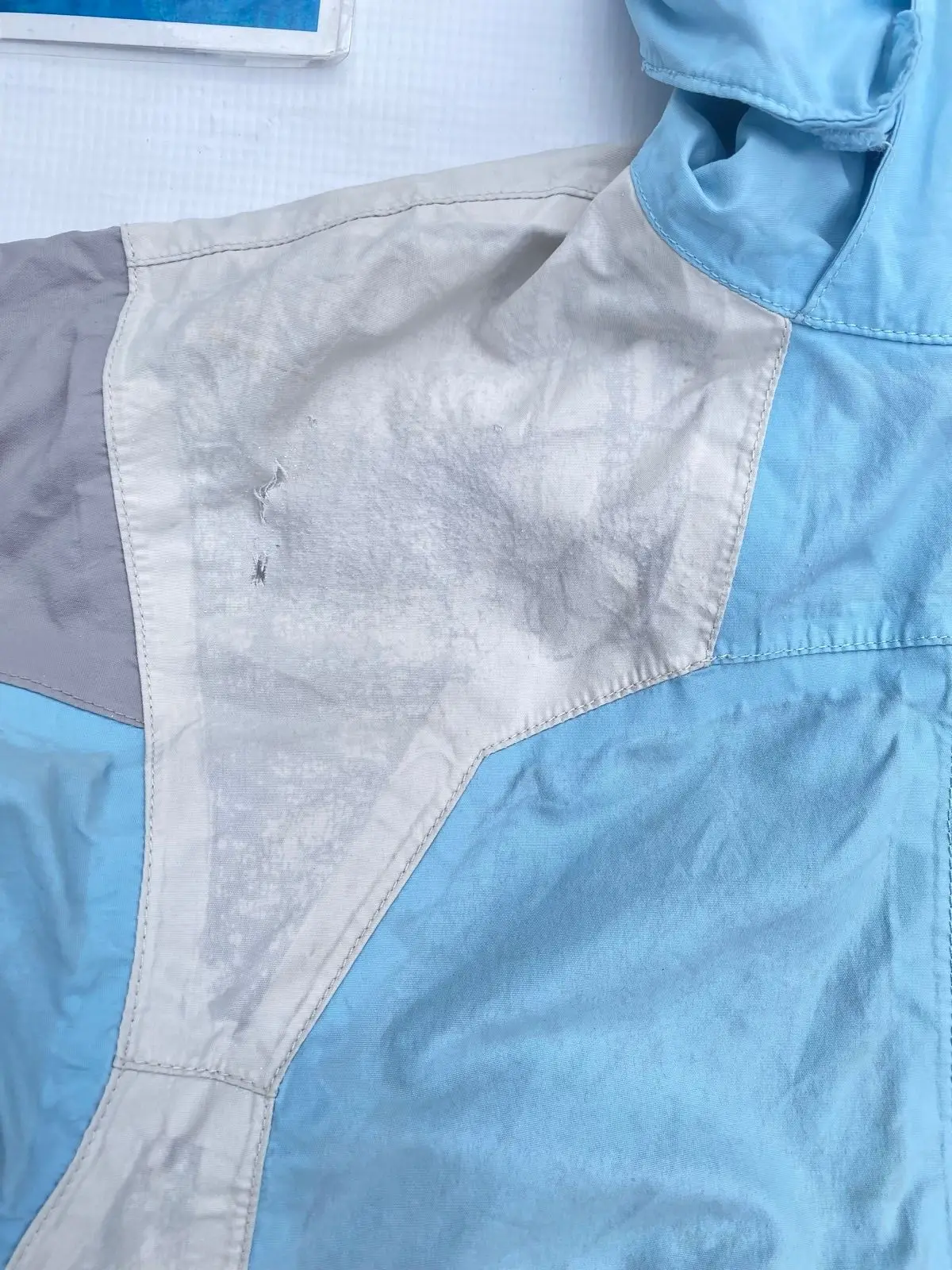 The North Face Light Blue Hooded Jacket