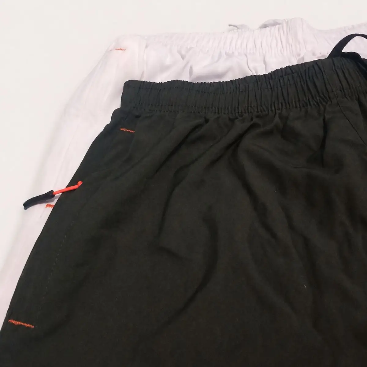 Navy Athletic Shorts with Zip Pockets