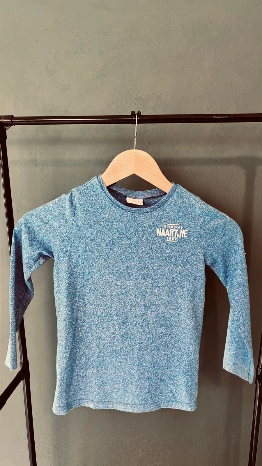 Naartjie Blue Long Sleeve Top 5-6 Years