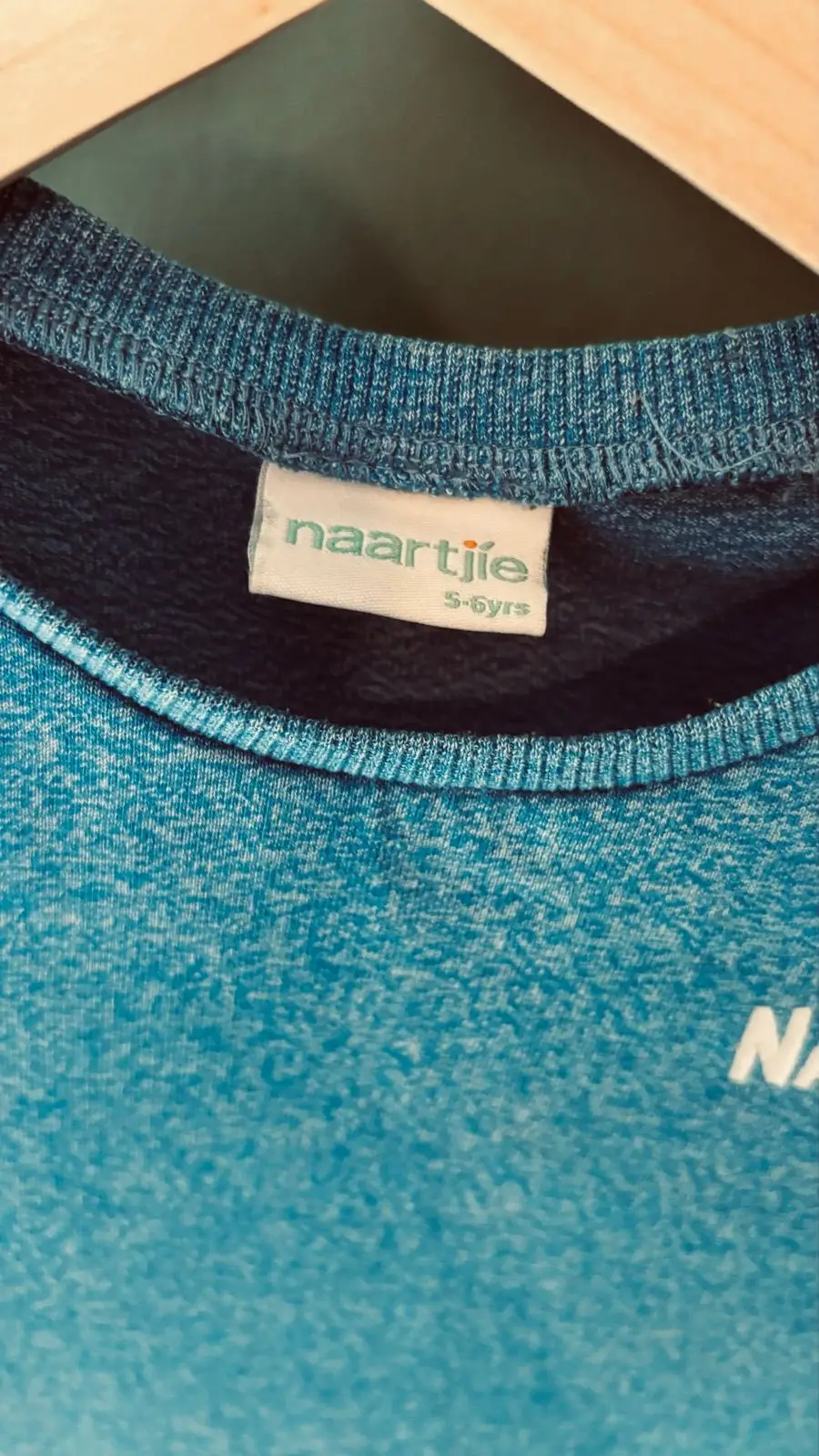 Naartjie Blue Long Sleeve Top 5-6 Years