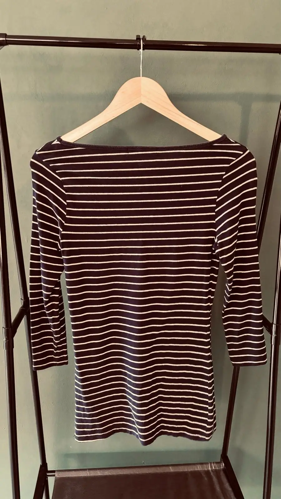 Cotton On Navy Striped Long Sleeve Top