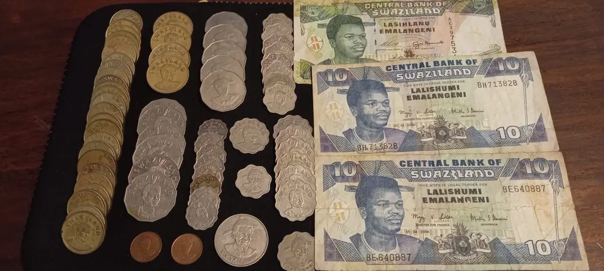 Central Bank of Swaziland Banknote Lot (5 and 10 Emalangeni)