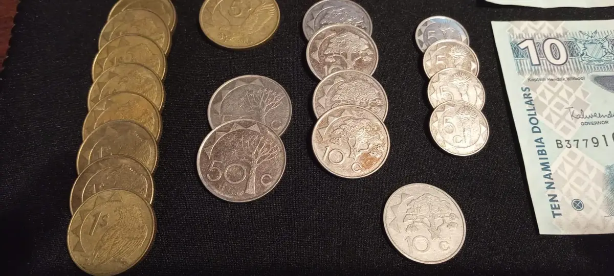 Namibian Dollar Banknotes and Coin Collection