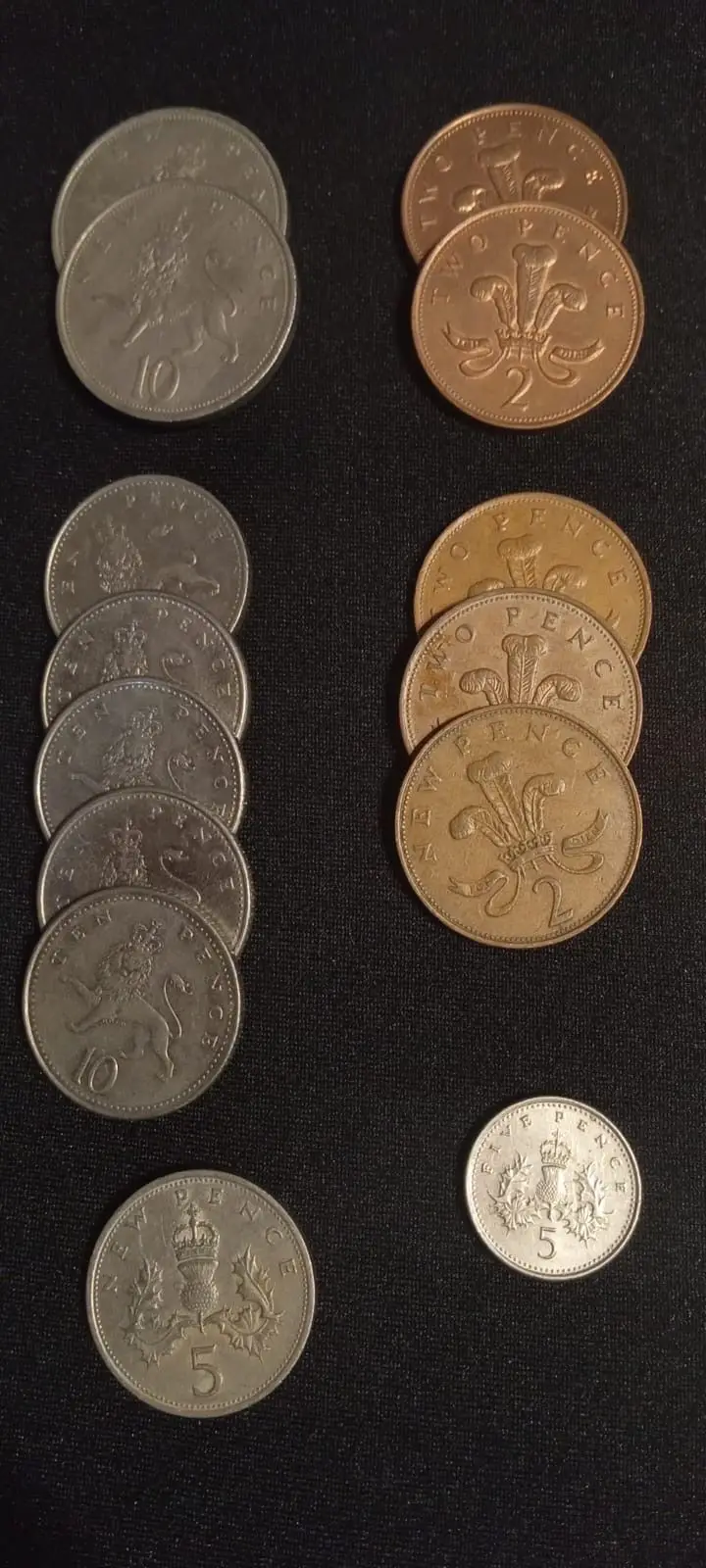Assorted British Decimal Coins Lot