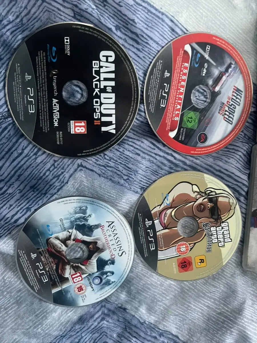 PS3 with games