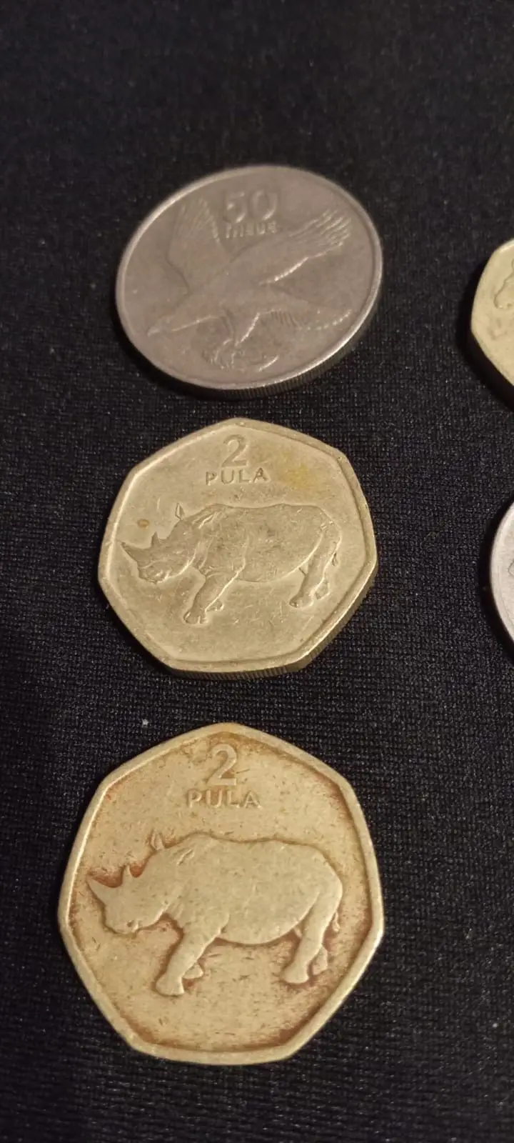 Botswana 5 Pula Banknote Vintage Currency