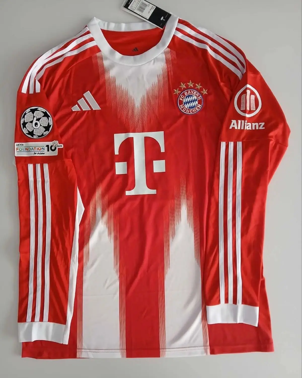 Adidas Bayern Munich Long Sleeve Home Jersey