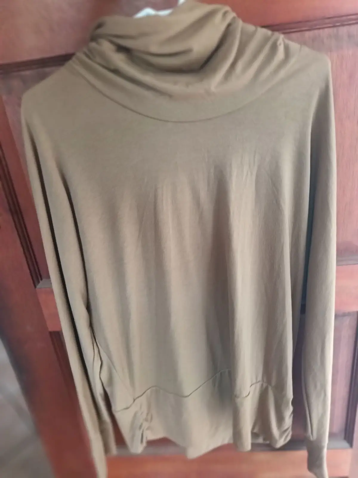 Foschini Brown Cowl Neck Long Sleeve Top