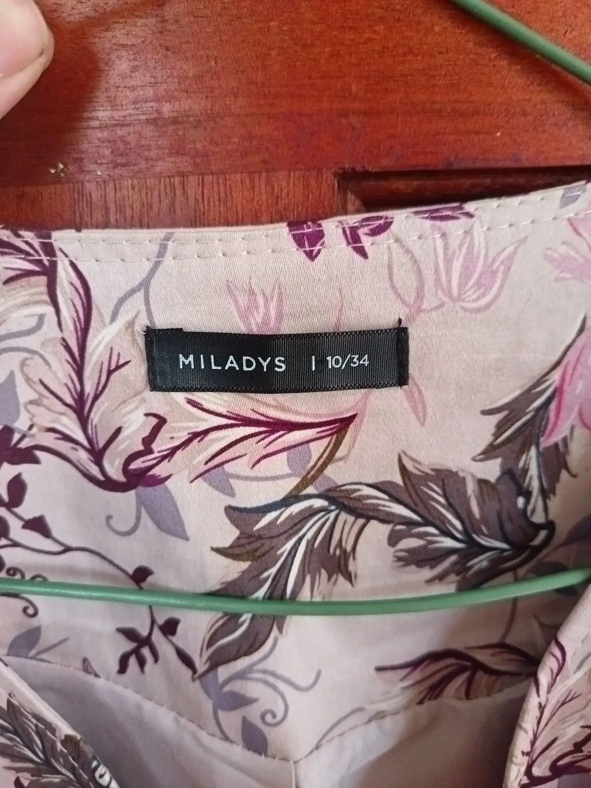 Miladys Floral Print Open-Front Jacket Size 10