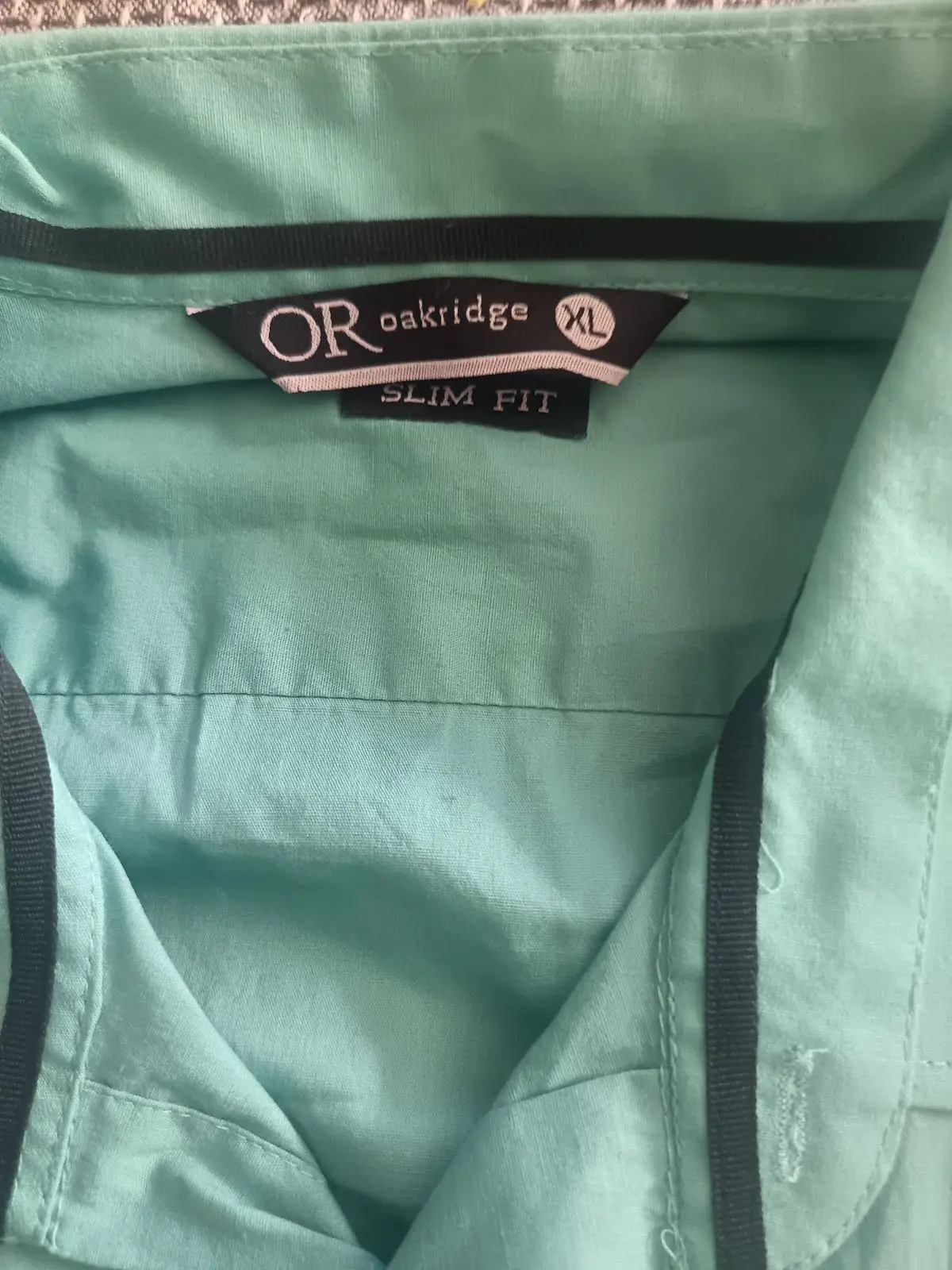 Oakridge Long Sleeve Button Down Shirt Mint XL