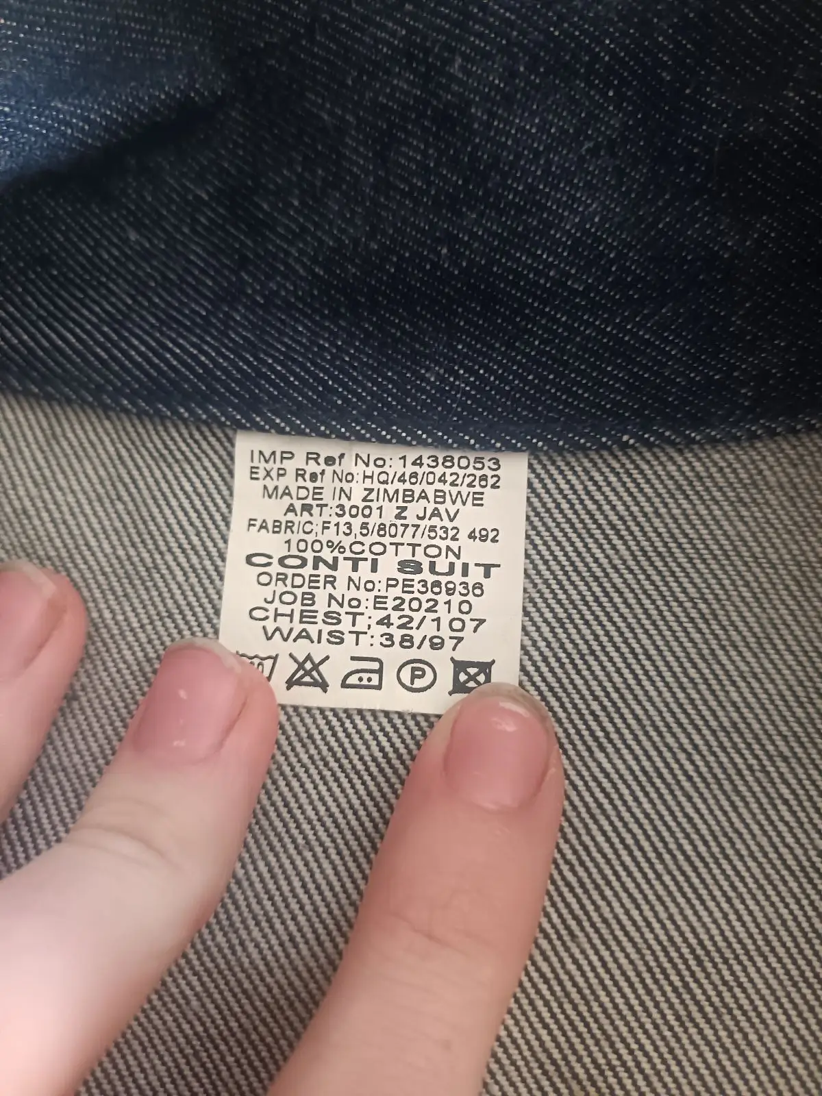 Dark Denim Work Jacket