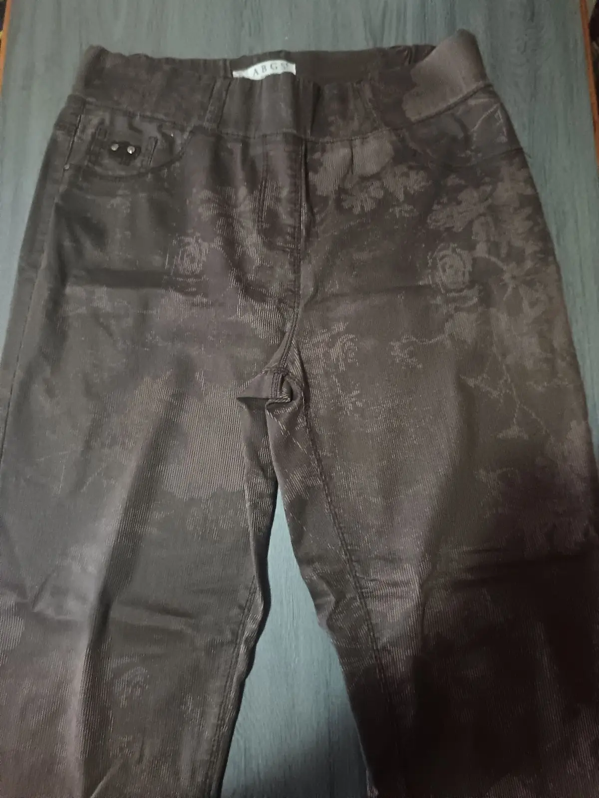 ABGS Dark Floral Patterned Trousers Size 44